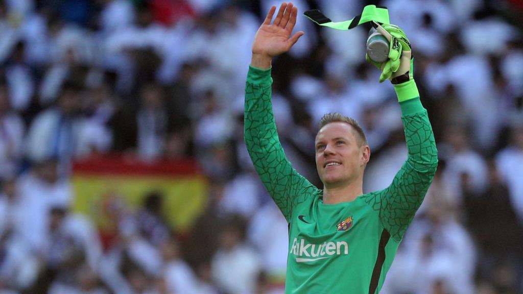 Ter Stegen, tras la victoria de su equipo en el Bernabéu.