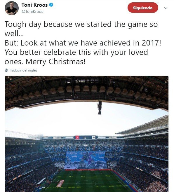 El mensaje de Kroos al madridismo tras El Clásico