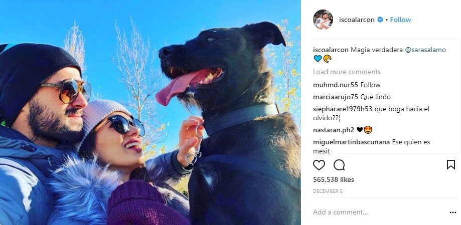 Isco y Sara Sálamo