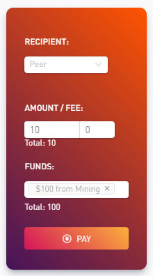 transferencia bitcoin prueba