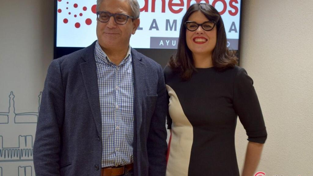 Gabriel-Risco-Virginia-Carrera-concejales-Ganemos-Salamanca