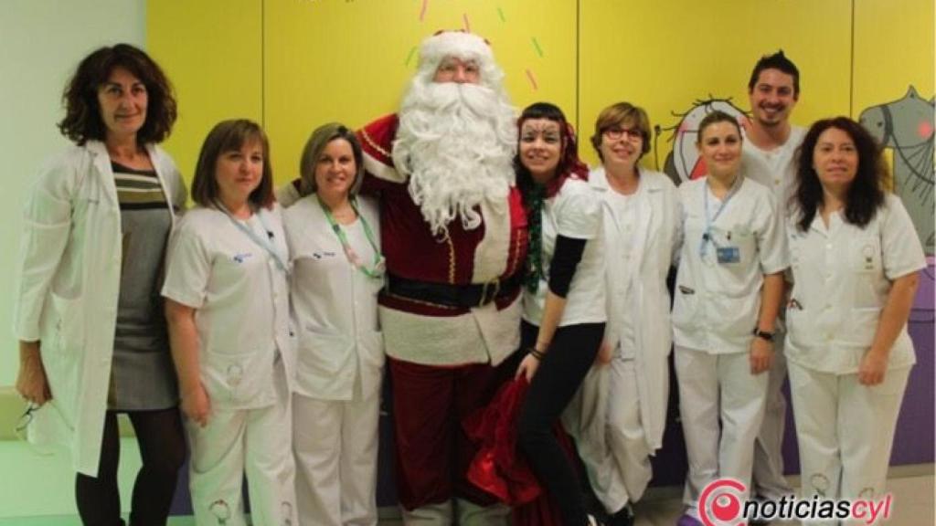 papa noel pediatria hospital rio hortega valladolid 1