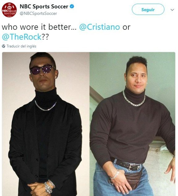 Comparación loca entre The Rock y Cristiano: la divertida respuesta del actor