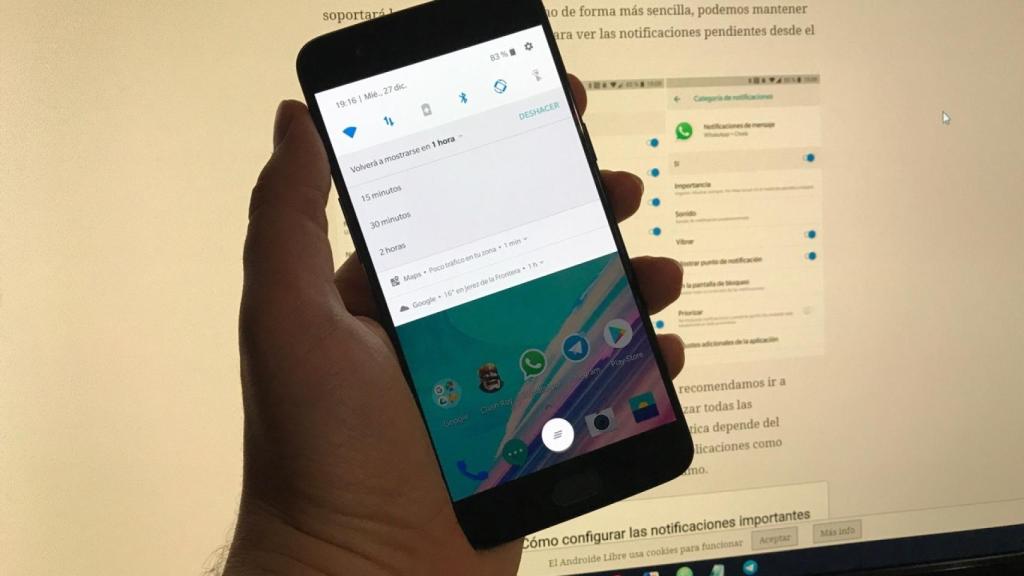 Como posponer las notificaciones y otros trucos en Android 8.0 Oreo