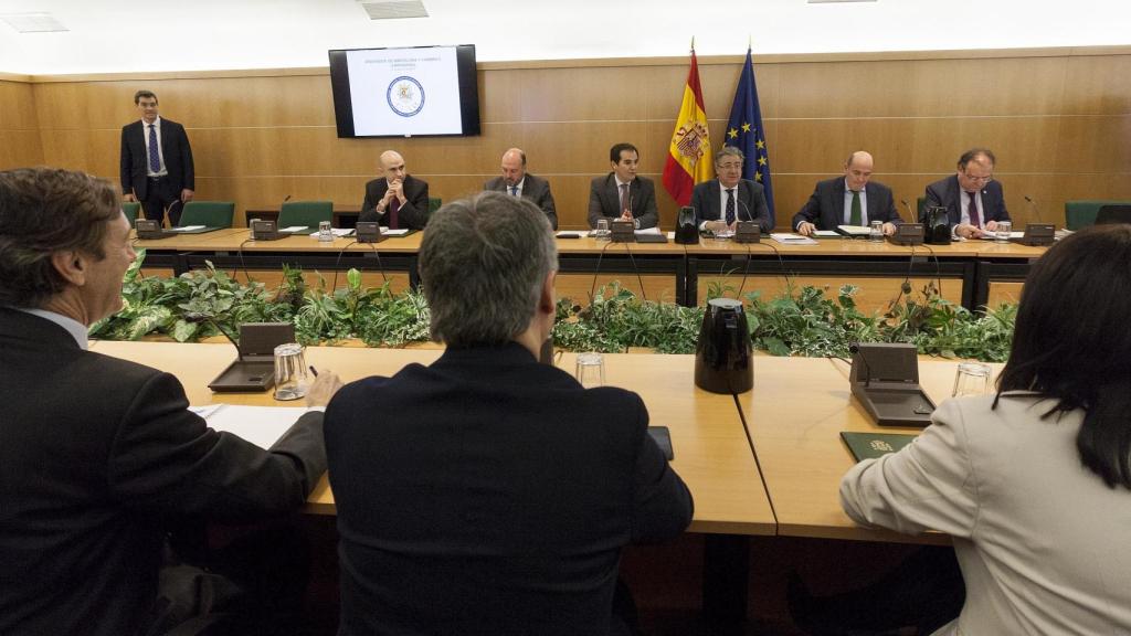 Imagen de la reunión del Pacto Antiyihadista.