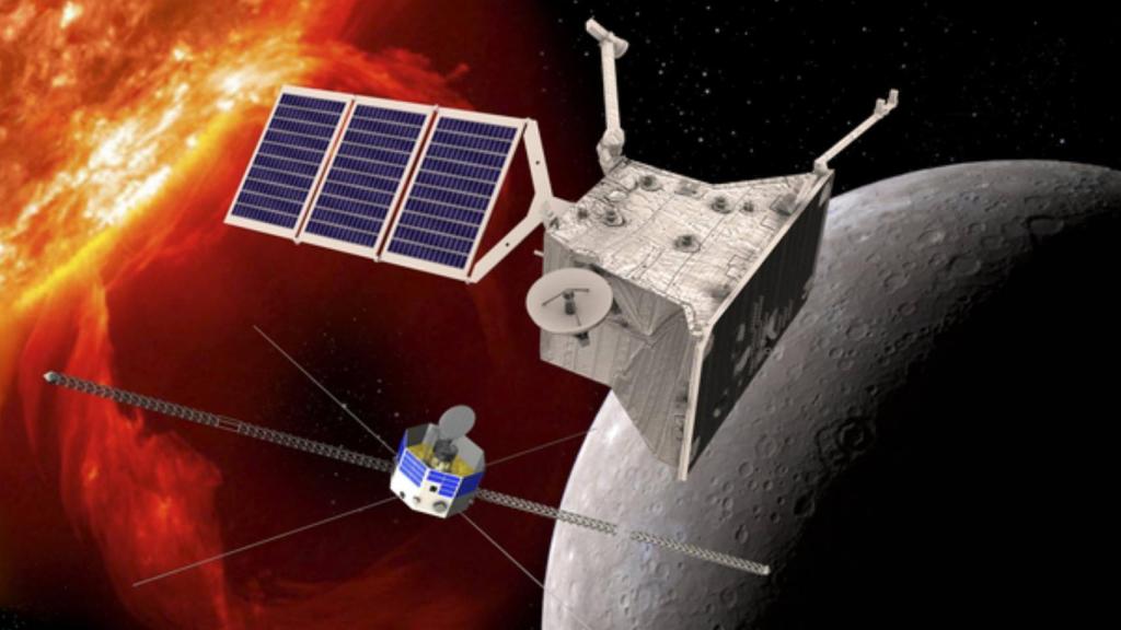 Representación de la misión Bepicolombo.