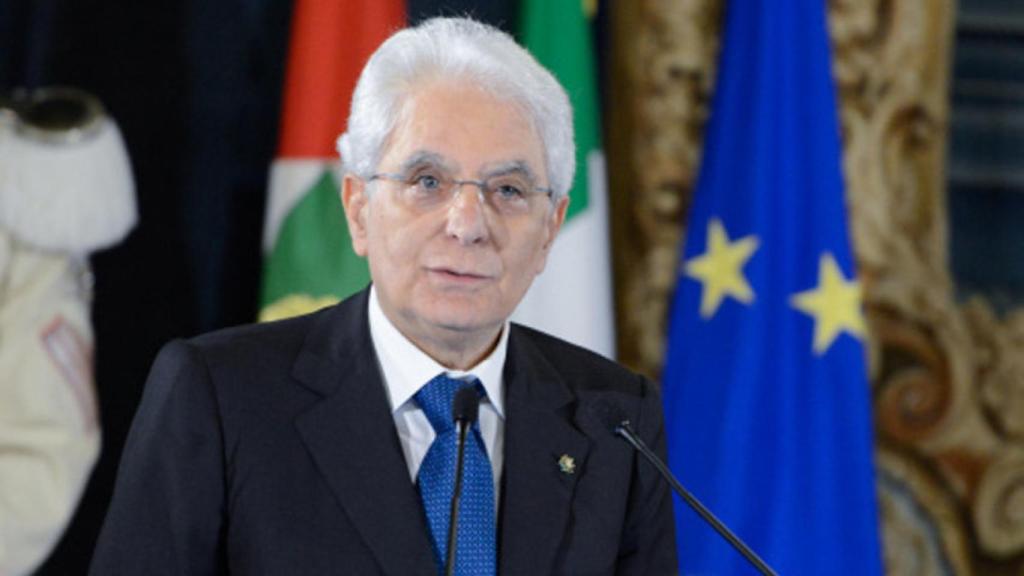 El presidente italiano, Sergio Mattarella.