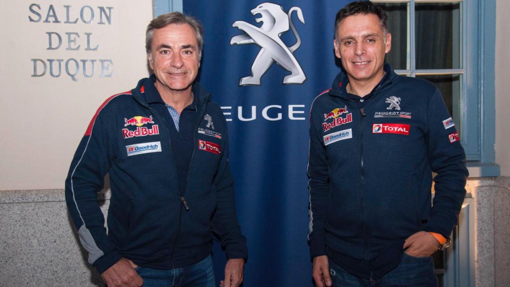 Lucas Cruz y Carlos Sainz.