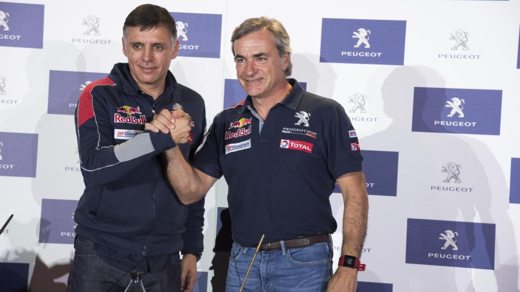 Lucas Cruz y Carlos Sainz.