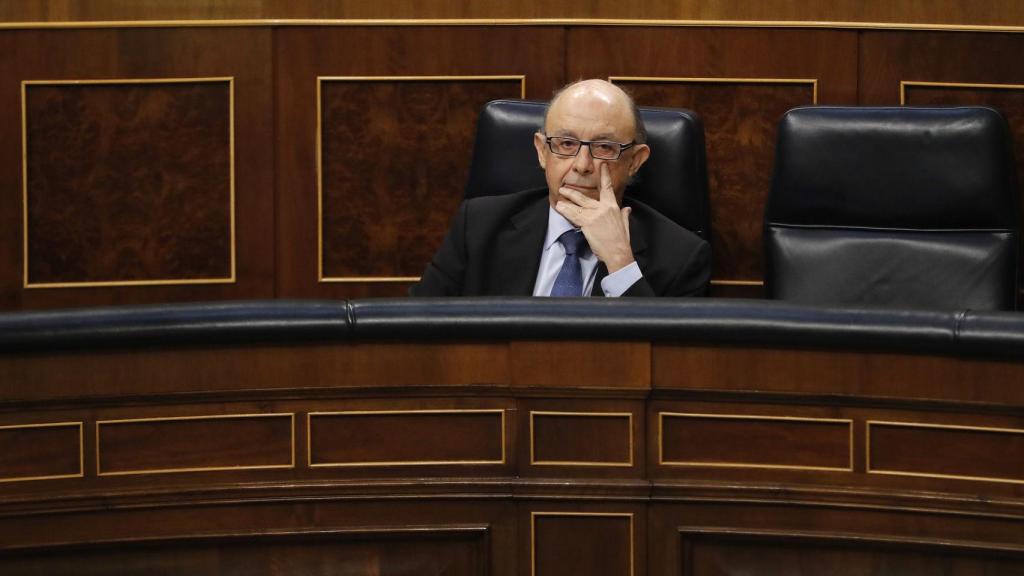 Montoro en el Congreso de los Diputados.