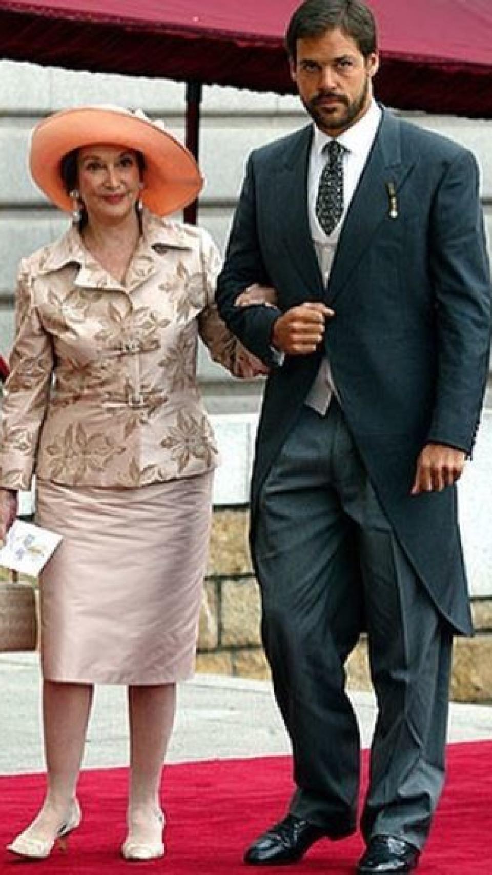 Carmen Franco y Luis Alfonso de Borbón.