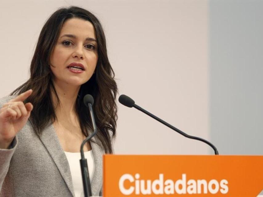 La presidenta de Ciudadanos en Cataluña, Inés Arrimadas, en imagen de archivo.