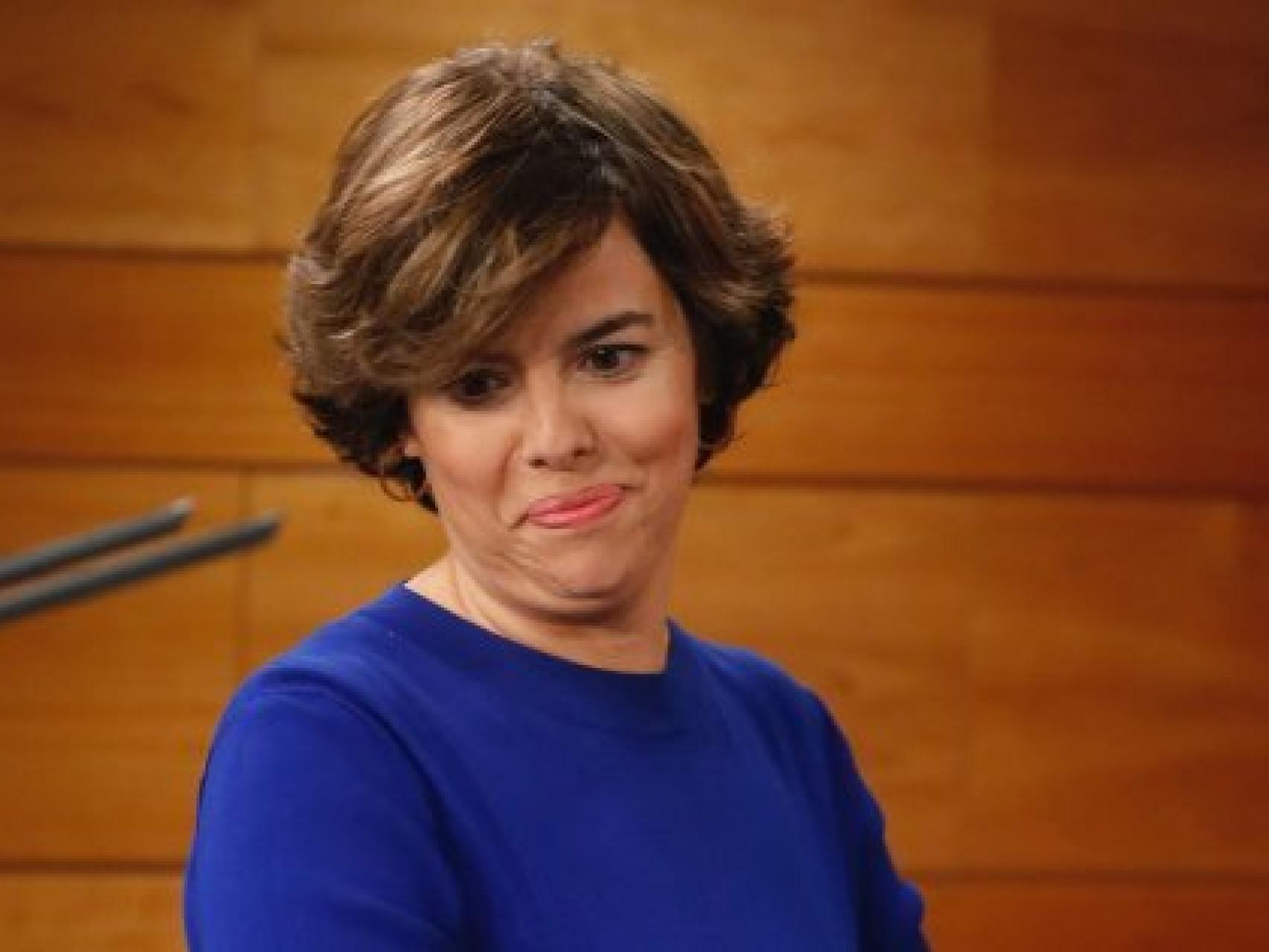 La exvicepresidenta, Soraya Sáenz de Santamaría.