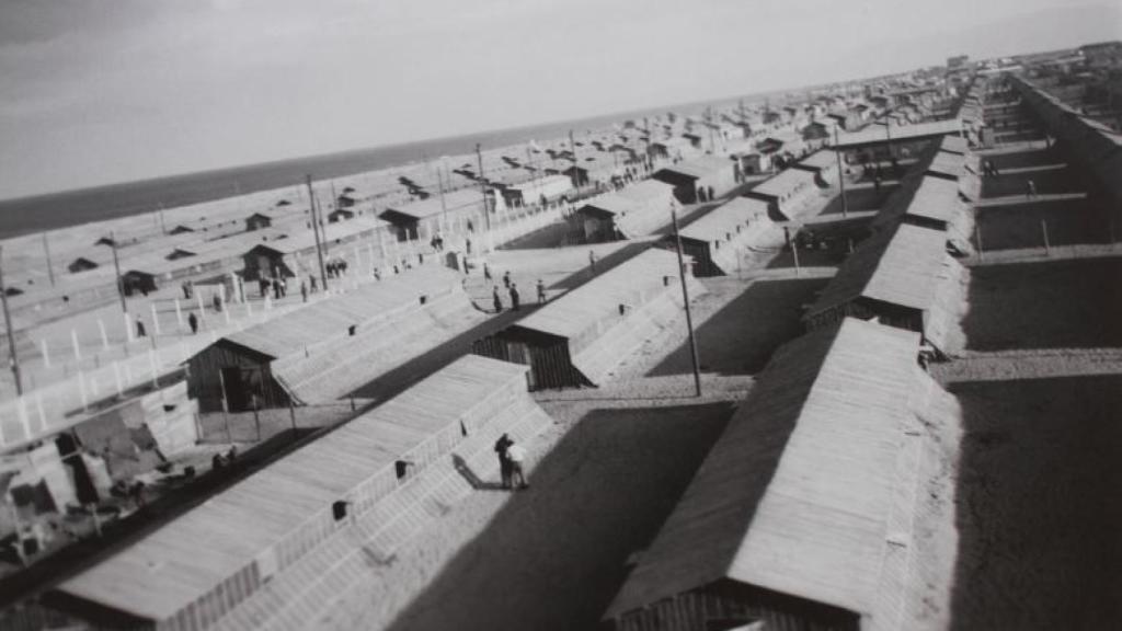 El campo tenía 600 barracones para más de 20.000 refugiados