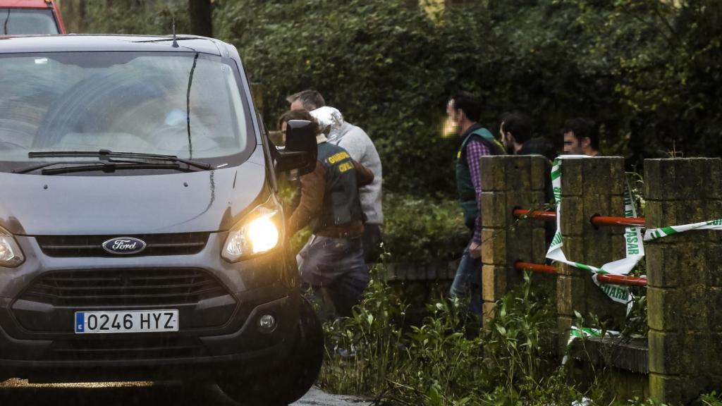 El asesino de Diana Quer, custodiado por la Guardia Civil.