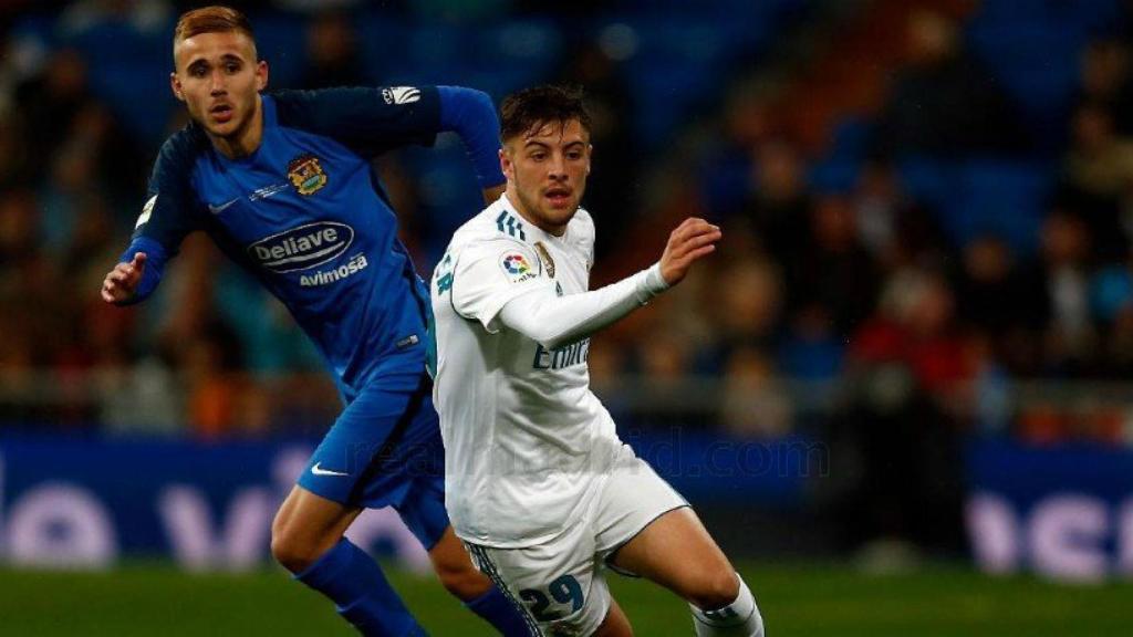 Franchu, frente al Fuenlabrada