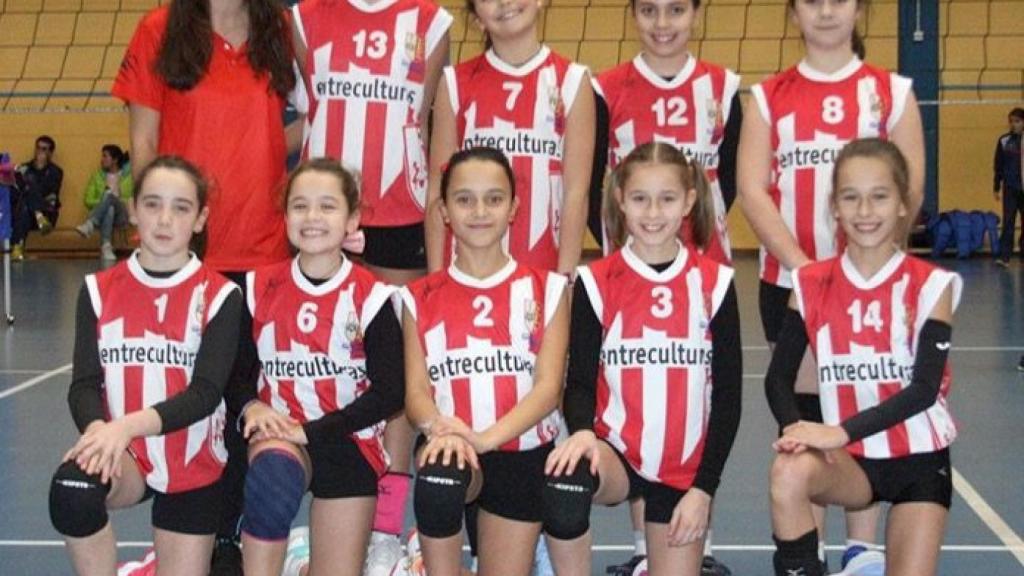 equipo alevin voleibol valladolid 1