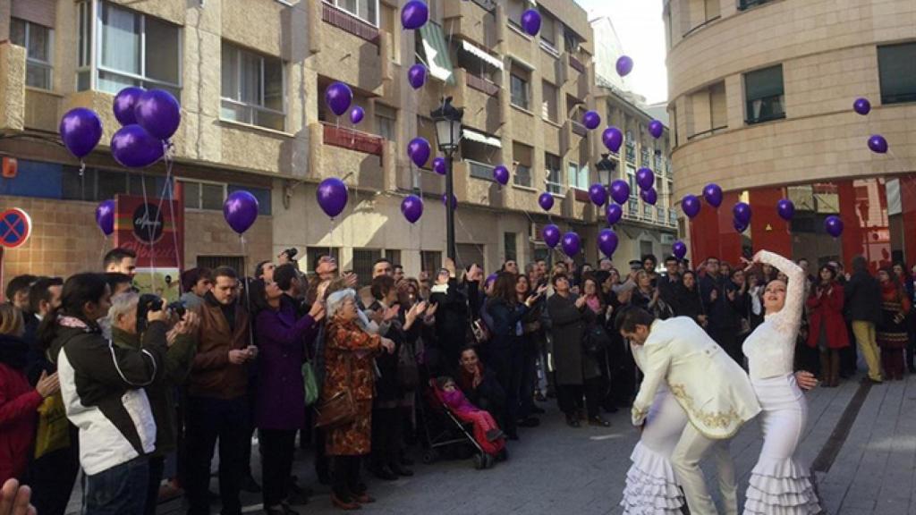 Una protesta contra la violencia machista (Europa Press)