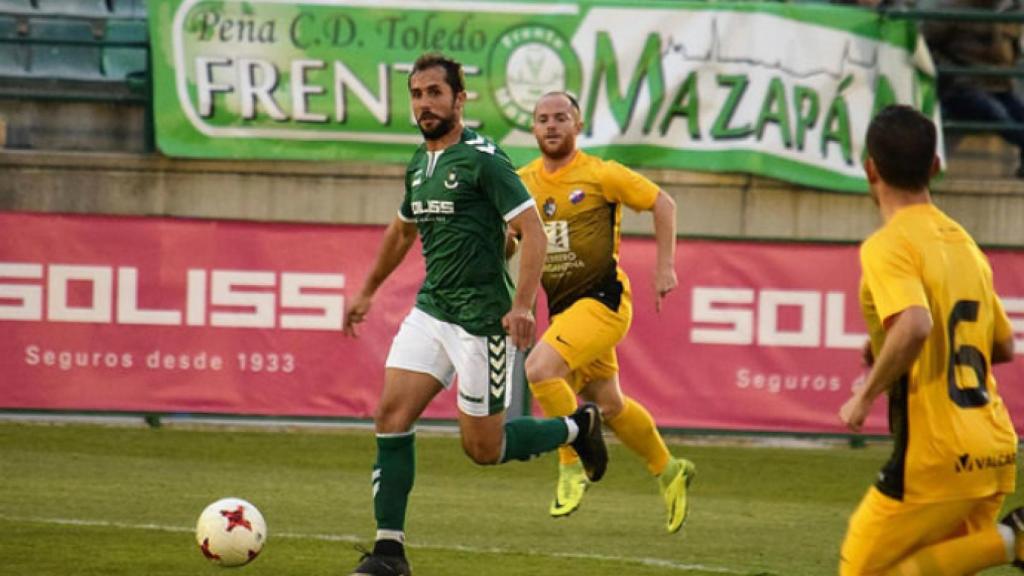 Canario en el partido contra la Ponferradina. Foto: Laura Pérez (CD Toledo)