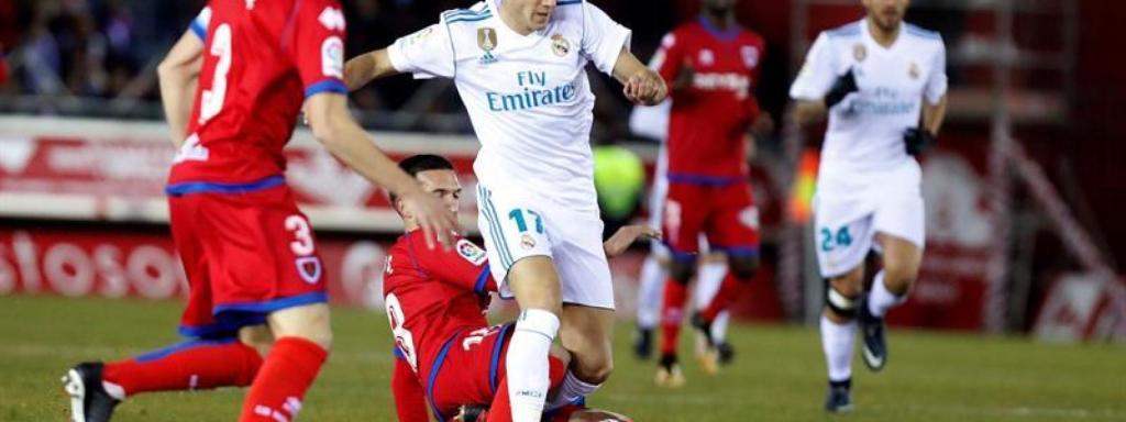 Lucas Vázquez en el Numancia - Real Madrid.
