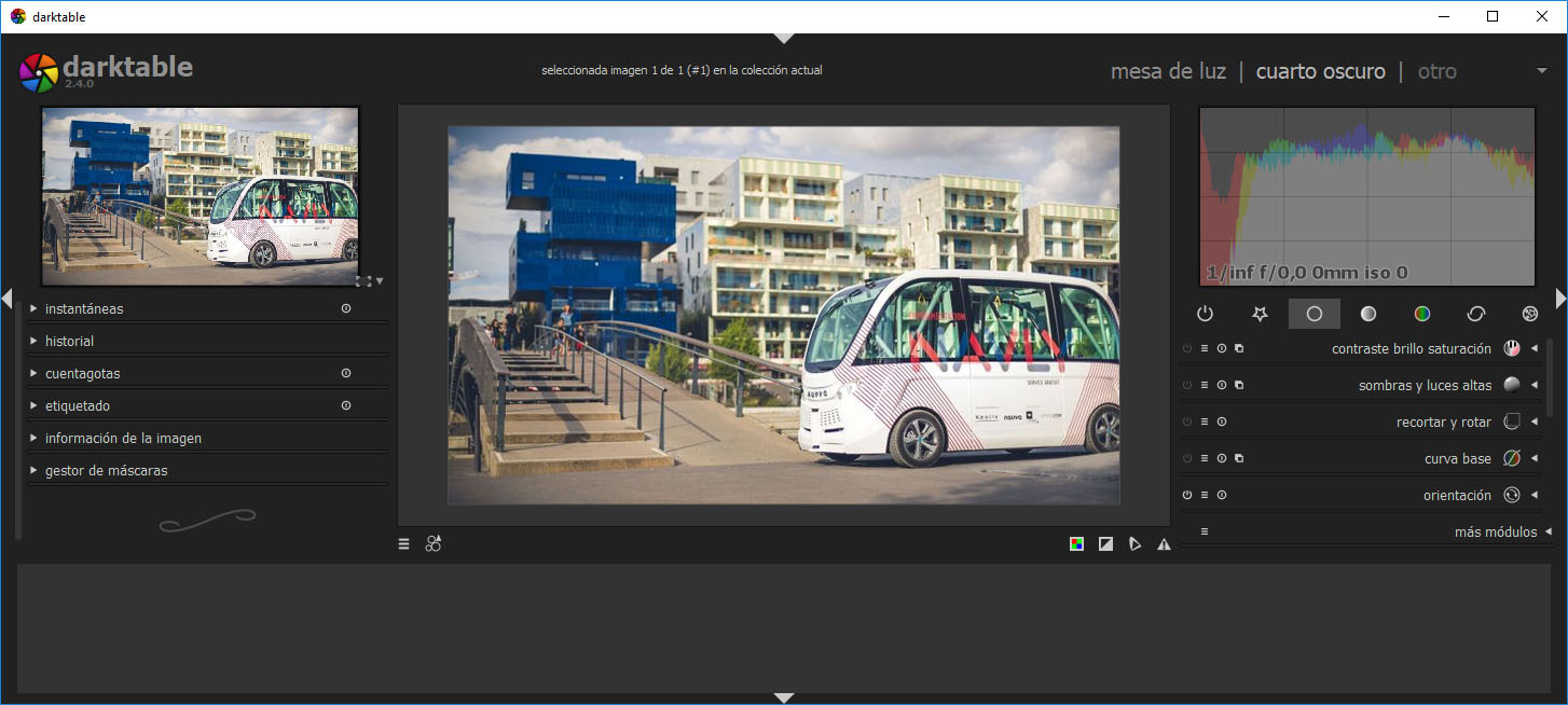 darktable edicion fotografica raw