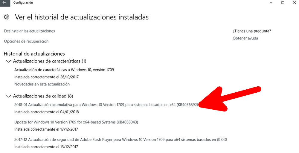 windows actualizacion meltdown