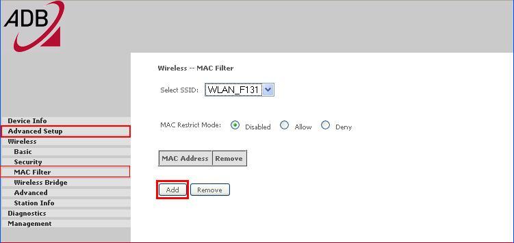 bloquear mac movistar wifi