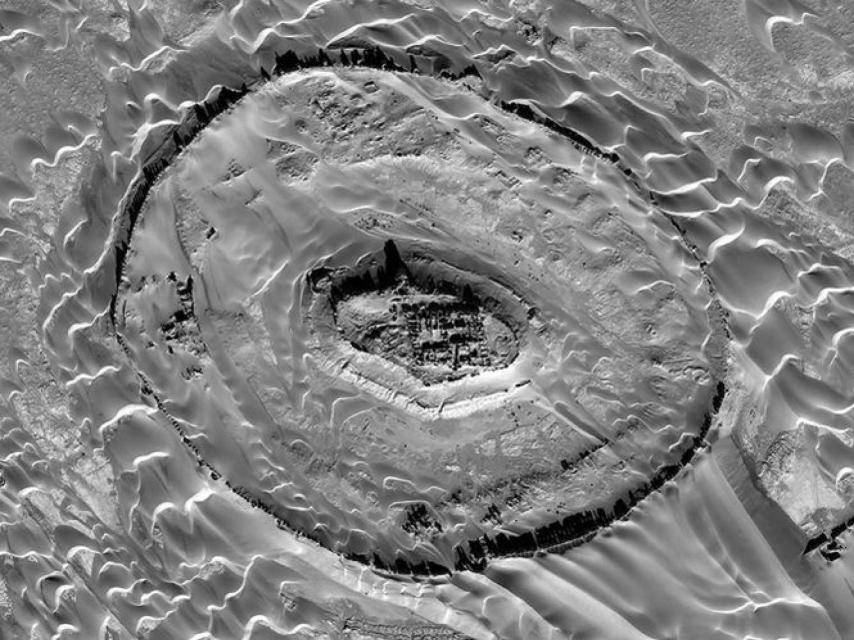 La ciudad afgana Sar-O-Tar captada por los satélites militares de EEUU.