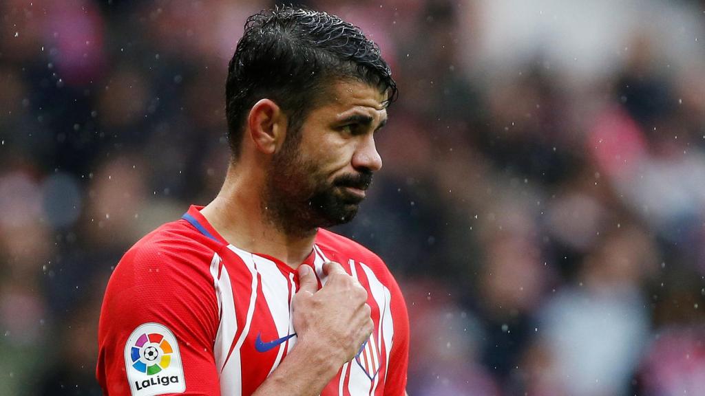 Diego Costa durante el partido ante el Getafe.