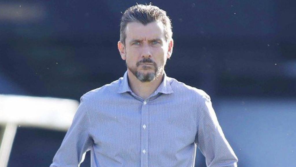 Unzúe con el Celta. Foto rccelta.es