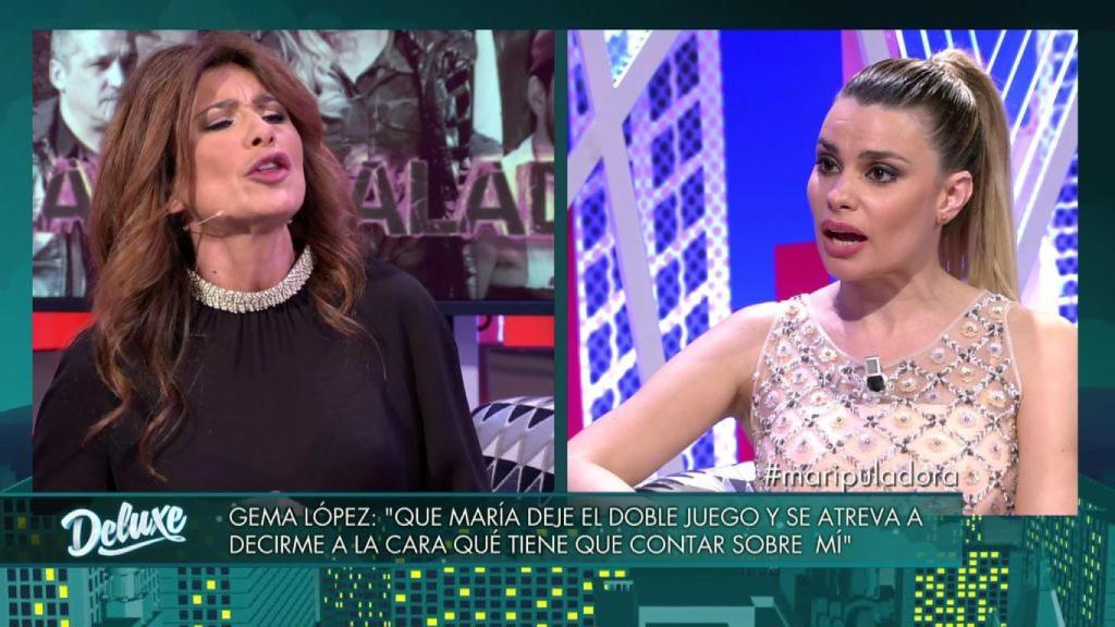 Gema López contra María Lapiedra.