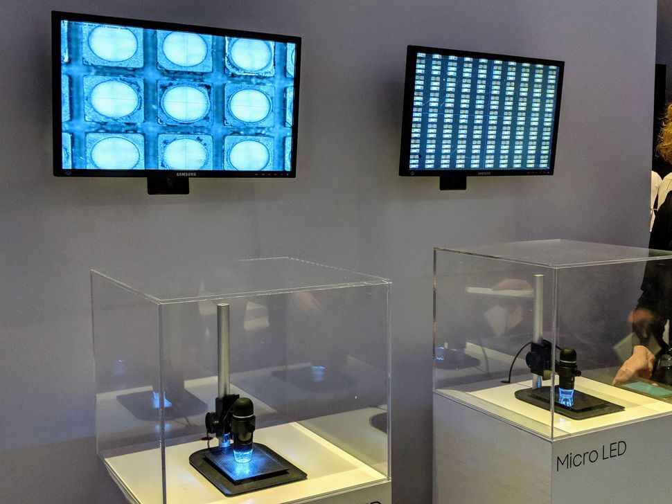 micro led samsung oled tecnologia pantalla