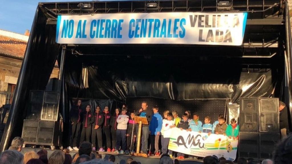 velilla palencia protesta central termica 1