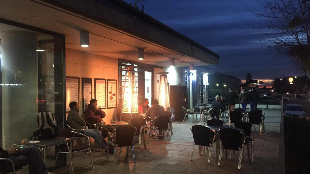 El bar de la estación; allí avisaron a la policía