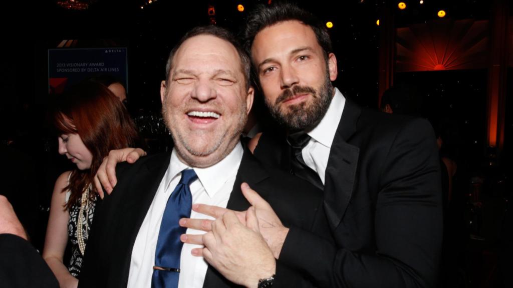 Cuando Ben Affleck era amigo de Weinstein.