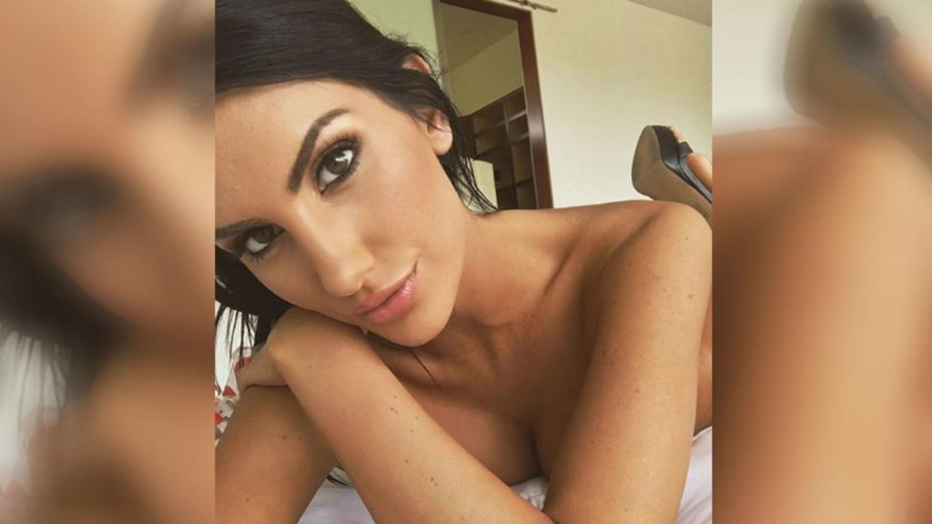 August Ames, en una de sus fotos de redes sociales.