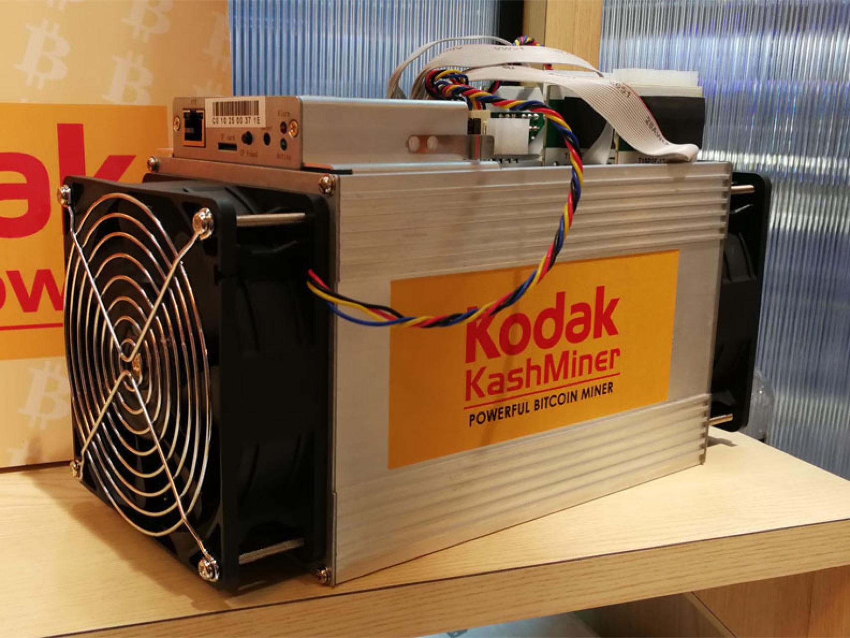 KODAK te alquila una máquina para minar Bitcoin con la que perderás dinero