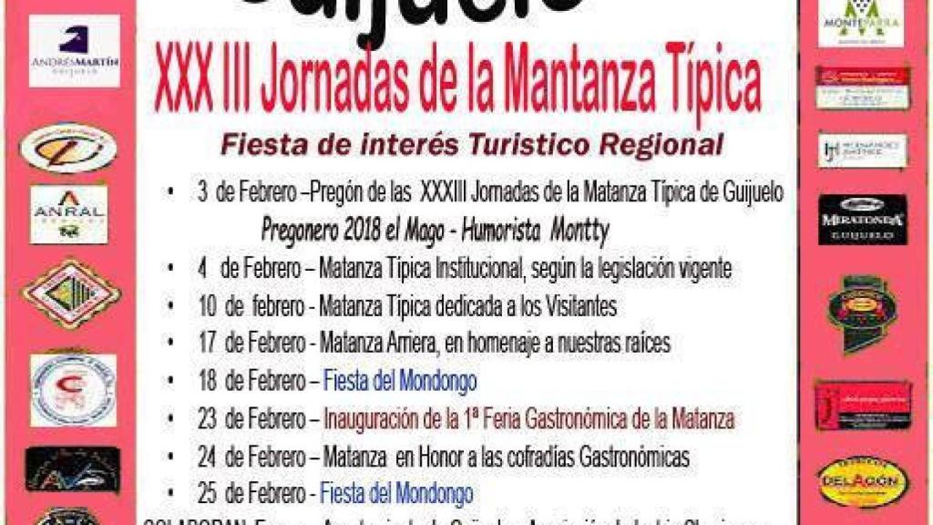 matanza guijuelo programa 2018