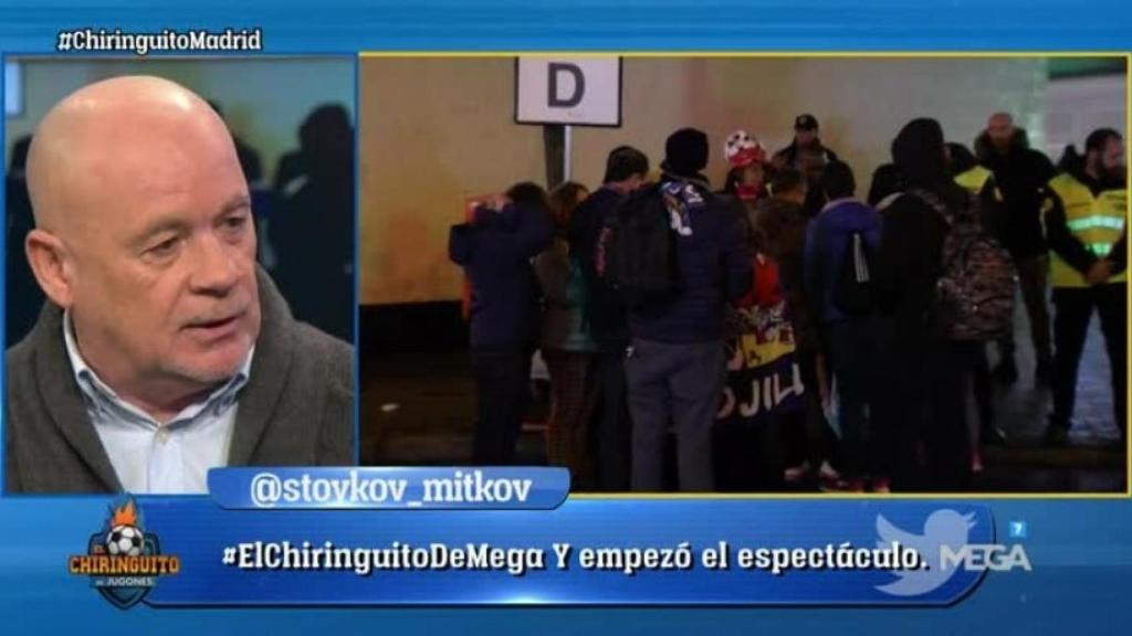 Alfredo Duro en El Chiringuito. Foto: Twitter (@elchiringuitotv).