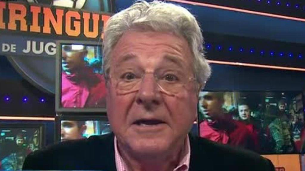 D'Alessandro, en El Chiringuito. Foto Twitter (@elchiringuitotv)