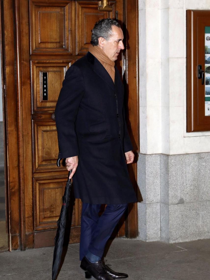 Jaime de Marichalar a su salida del funeral de Carmen Franco.