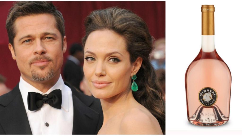 Brangelina junto a su vino.