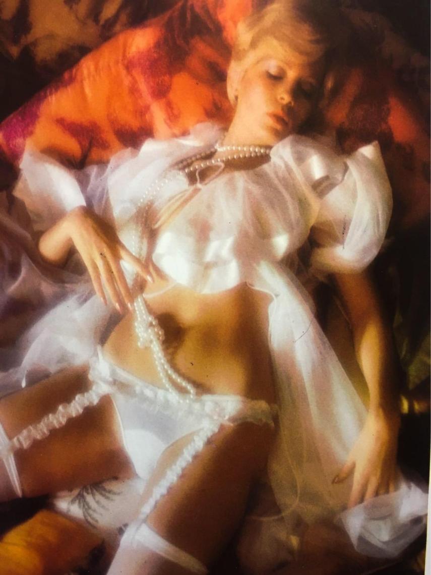 Esta es la foto de Rey que Lucas hizo subido a una escalera con Franco a punto de morir.