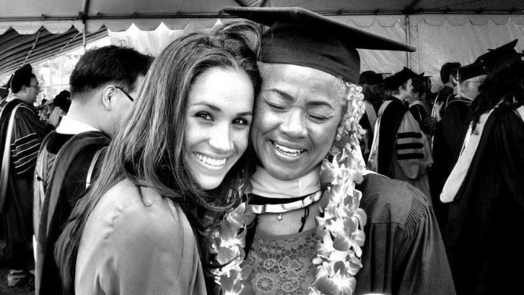 Meghan Markle y su madre.