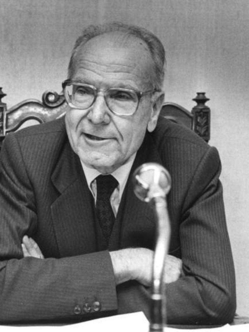 Heribert Barrera, primer presidente del Parlamento catalán moderno