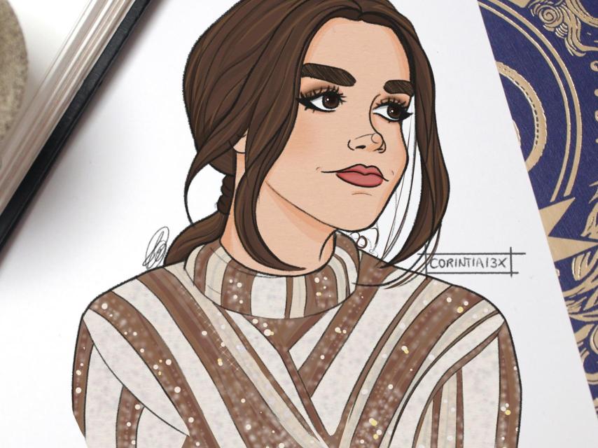 Amaia Romero. Un dibujo de Corintia13x.