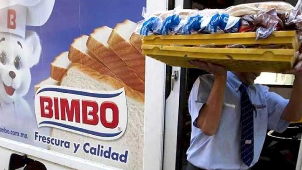 Un repartidor de Bimbo.
