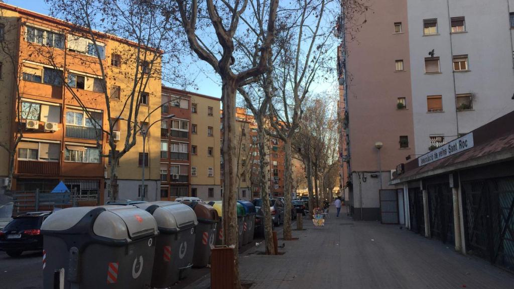 El barrio de Sant Roc es uno de los más deprimidos de la provincia de Badalona