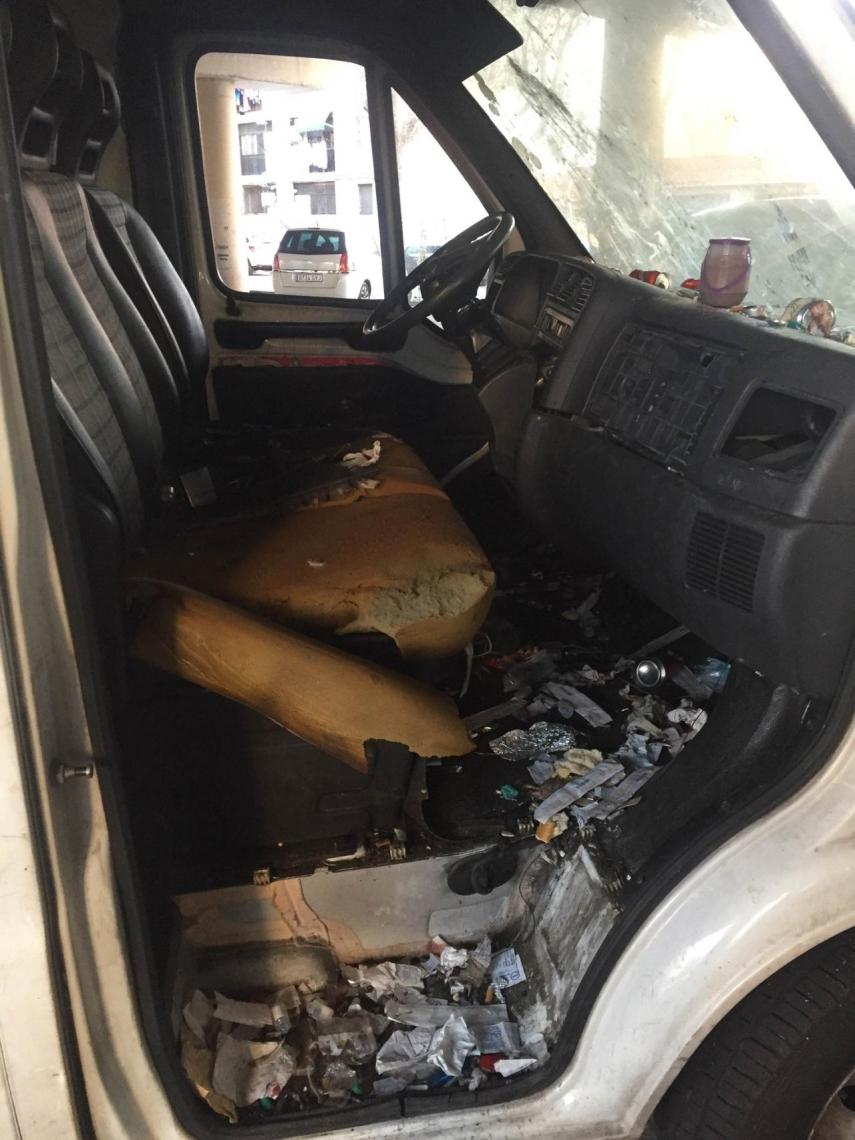 Las condiciones en las que se inyectan los toxicómanos en Badalona son pésimas