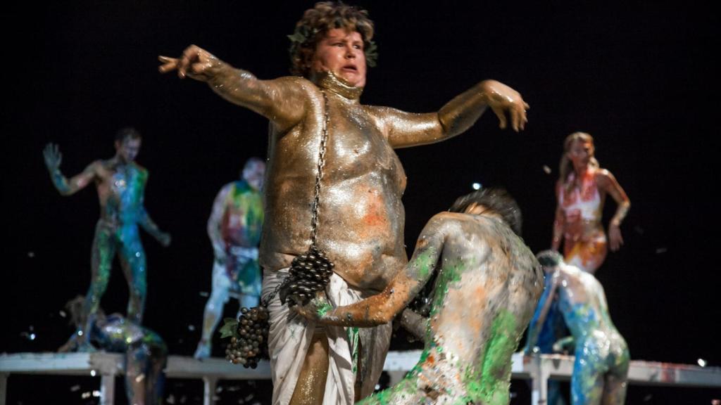 Una de las escenas del montaje de Jon Fabre